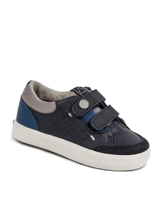 Παιδικά Sneakers με Σκρατς Navy Μπλε