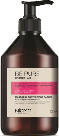 Niamh Be Pure Weak & Thin Hair Μάσκα Μαλλιών για Επανόρθωση 500ml