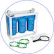 Aqua Filter Wasserfiltrationssystem Zentrale Versorgung / Unter der Spüle Durchmesser 1'' HHBB10B