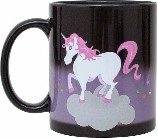 Thumbs Up Unicorn Heat Change Mug Schimbare de căldură Cană Ceramică Neagră 300ml Thumbs Up Unicorn Heat Change Mug Schimbare de căldură Cană Ceramică Neagră 300ml