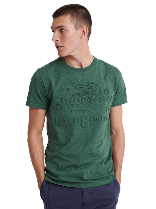 Superdry Limited Icarus T-shirt Bărbătesc cu Mânecă Scurtă High Desert Green Marl