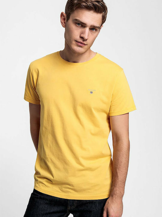 Gant The Original Ανδρικό T-shirt Κοντομάνικο Sunshine Yellow