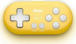 8Bitdo Zero 2 Ασύρματο Gamepad για Switch Κίτρινο