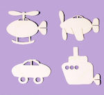 Helicopter & Submarine 4pcs