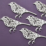 Dantelă Bird 5pcs