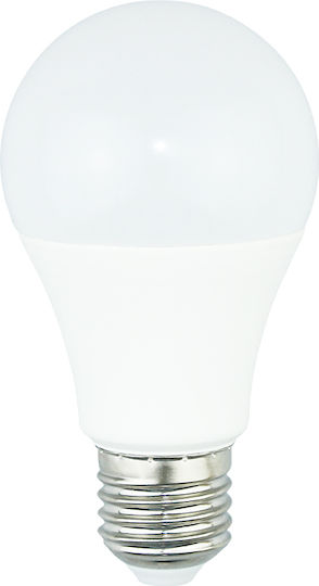 Diolamp Λάμπα LED 12W για Ντουί E27 και Σχήμα A60 Θερμό Λευκό 1050lm