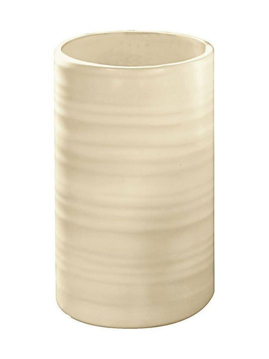 Kleine Wolke Sahara Ceramic Cup Holder Countertop Beige Μπεζ