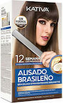 Kativa Brazilian Straightening Σετ Θεραπείας Μαλλιών με Κερατίνη για Ισιωτική, με Σαμπουάν και Μάσκα 4τμχ
