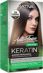 Kativa Keratin Anti-Frizz Xtra Shine Straightening without Iron Σετ Θεραπείας Μαλλιών με Κερατίνη για Ισιωτική, με Σαμπουάν και Μάσκα 3τμχ