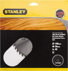Stanley Δίσκος Κοπής Ξύλου 190mm Stanley Δίσκος Κοπής Ξύλου 190mm