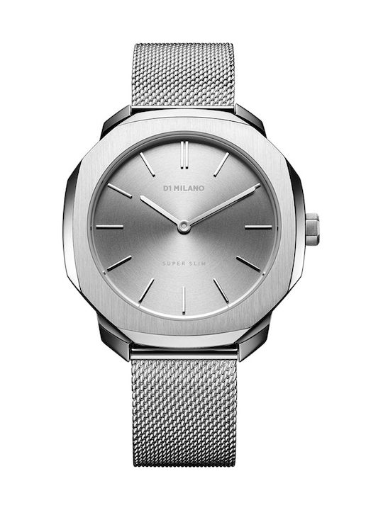 D1 Milano Women's Watch with Silver Metal Bracelet