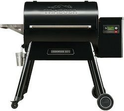Traeger Ironwood Pellet Grill Charcoal Grill with Wheels and Side Surface 76x48cm