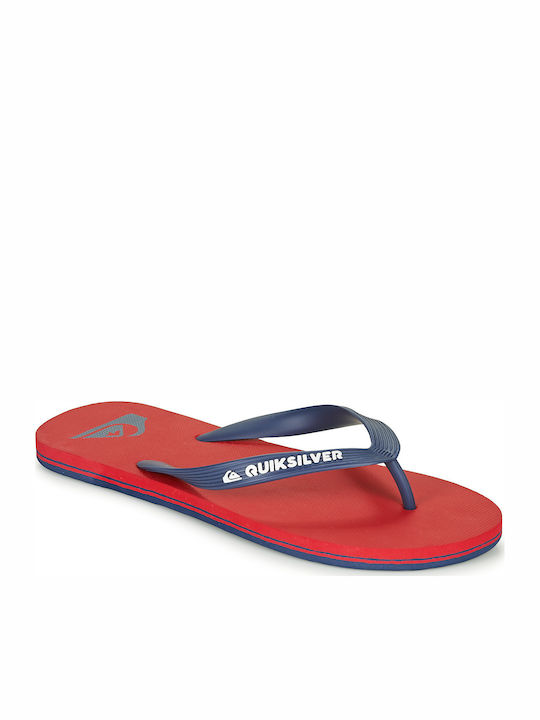 Quiksilver Molokai Herren-Flip-Flops Rot