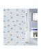 Meusch Merlito Shower Curtain 180x200cm Blue Blue