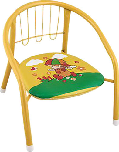 Scaun Pentru Copii Scaun Metalic Galben 36x34x34cm
