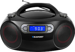 Blaupunkt Φορητό Ηχοσύστημα Boombox BB18BK με CD / MP3 / USB / Ραδιόφωνο σε Μαύρο Χρώμα