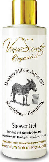 Venus Secrets Donkey Milk & Argan Oil Αφρόλουτρο σε Gel με Γάλα Γαϊδούρας Καταπραϋντικό 250ml