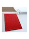 San Lorentzo Badematte Baumwolle Rechteckig Chenille Red 50x80cm