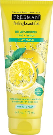 Freeman FeelingBeautiful Mint & Lemon Oil Gesichtsmaske für das Gesicht für Reinigung 175ml