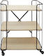 Bookcase Beige 61x31x91cm