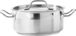 Hendi Stainless Steel Pressure Cooker Capacity 2.8lt with Diameter 20cm and Height 9cm.