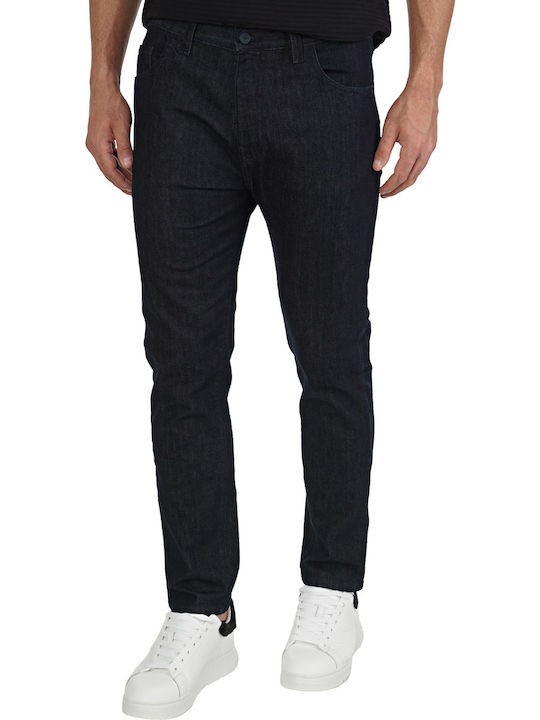 Emporio Armani Men's Denim Pants in Loose Fit Black