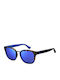 Havaianas Guaeca Men's Sunglasses with Brown Tartaruga Frame and Blue Mirror Lens