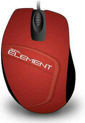 Element MS-30 Wired Mouse Red