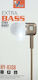 HY-K108 In-ear Handsfree Headphones with Connector 3.5mm Gold