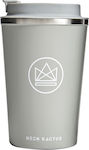 Neon Kactus Sea Shell Glas Thermosflasche Rostfreier Stahl BPA-frei Gray 380ml mit Mundstück