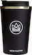 Neon Kactus Surfer Dude Glass Thermos Stainless Steel BPA Free Black 380ml with Mouthpiece