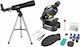 Bresser National Geographic Compact Set Μικροσκόπιο & Телескоп за 8+ Години