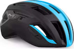MET Vinci Road Bicycle Helmet with MIPS Protection Black/Shaded Cyan
