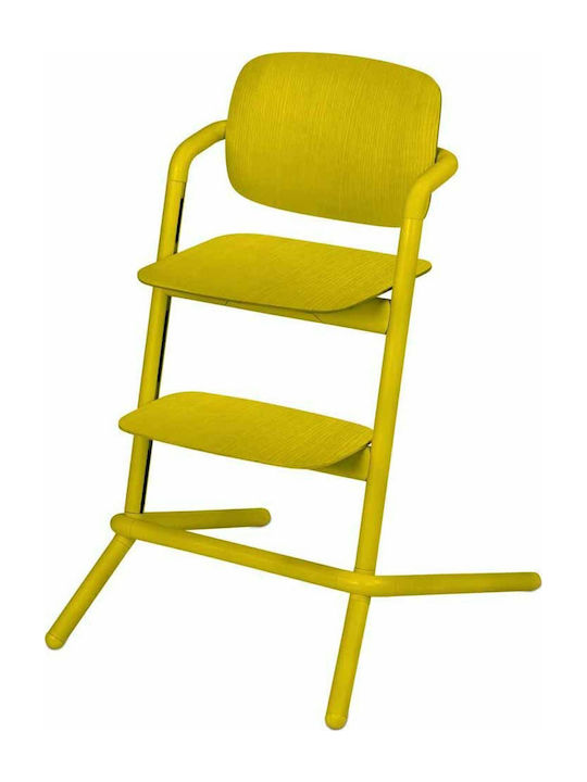 Cybex Lemo Wood Highchair & Wooden Seat Yellow