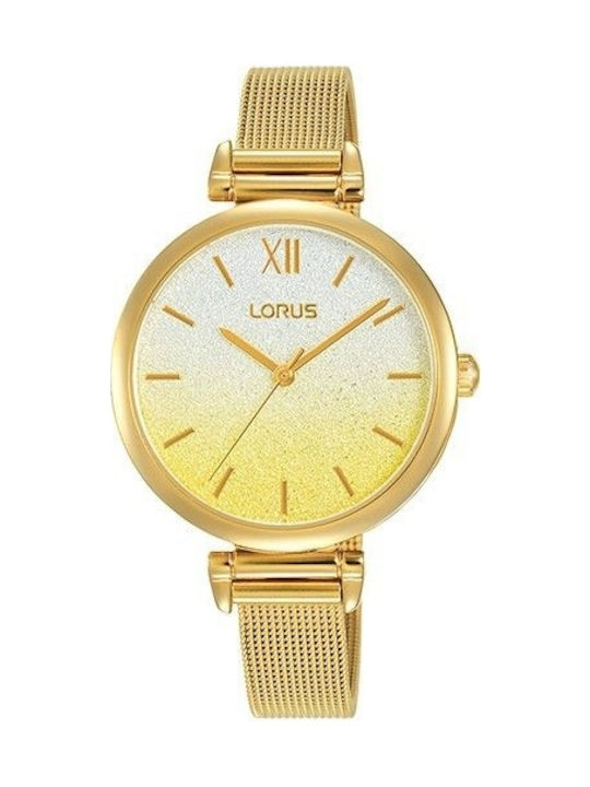 Lorus Damen Uhr mit Gold Metallarmband