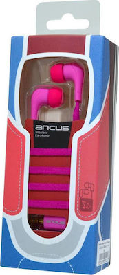 Ancus Shoelace In-ear Handsfree with 3.5mm Connector Pink