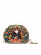 Santoro Mini Kids Wallet with Coins with Zipper & Keychain Green