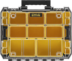 Stanley Fatmax Tstak Tool Compartment Organiser 10 Slot with Removable Box Yellow 44x33.3x11.9cm