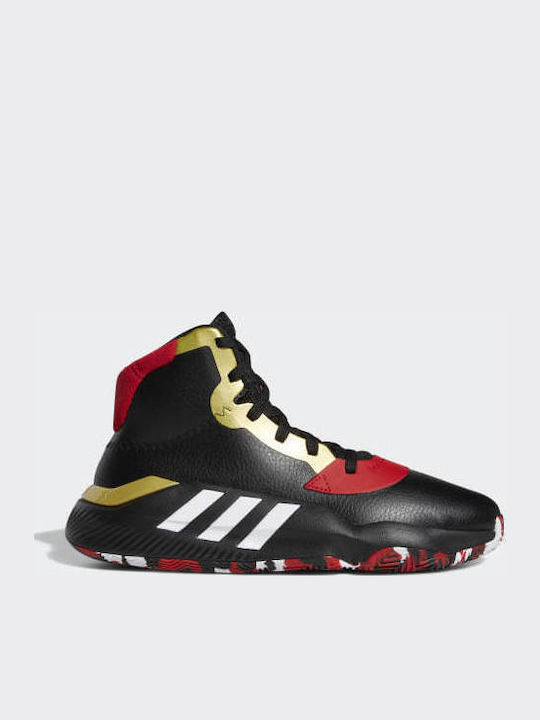 Pro Bounce 2019 Hoch Basketballschuhe Core Black / Cloud White / Scarlet