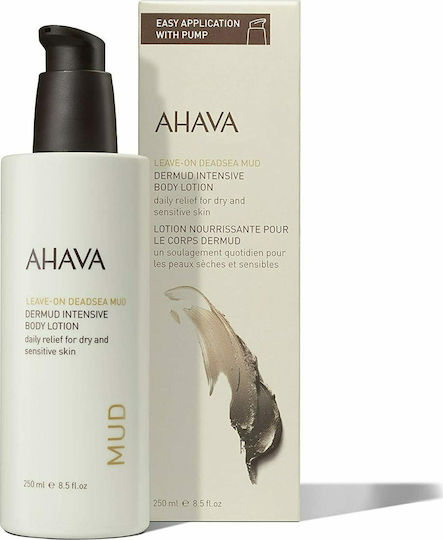 Ahava Leave-on DeadSea Mud Ενυδατική Lotion Σώματος για Ξηρές/Πολύ Ξηρές & Ευαίσθητες Επιδερμίδες 250ml