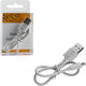 NSP NSP Regular USB 2.0 to micro USB Cable Λευκό 0.30m