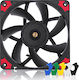 Noctua NF-A12x15 Chromax.Black.Swap Case Fan 120mm (1850rpm / 55.44cfm) Χωρίς Led Φωτισμό και Σύνδεση 4-Pin PWM