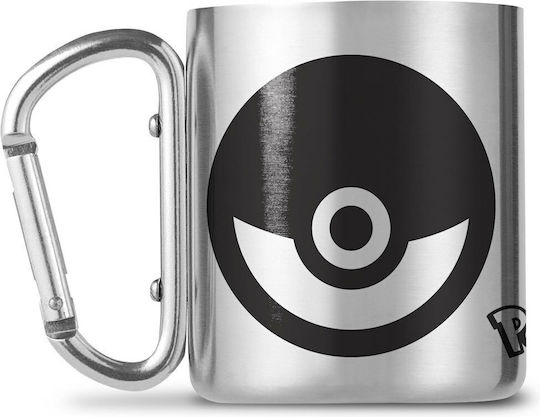 GB eye Pokemon: Ball Becher Metallisch Silber 230ml