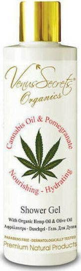 Venus Secrets Venus Secrets Cannabis Oil & Pomegranate Bubble Bath in Gel with Aloe Vera Soothing 250ml