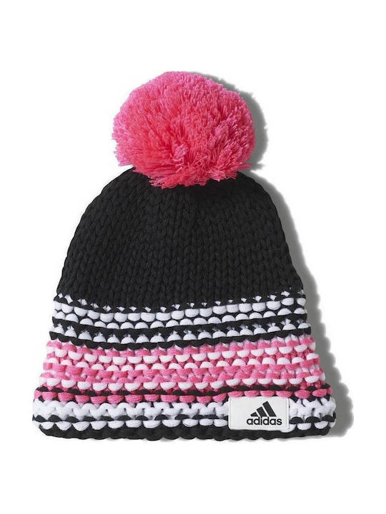 Adidas Kinder Mütze Gestrickt Schwarz