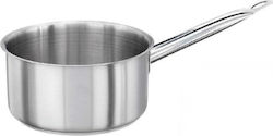 KAPP Exclusive Stainless Sauce Pan Capacity 1.1lt with Diameter 14cm and Height 7cm.