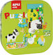 Puzzle pentru Copii Ferma pentru 3+ ani+ Ani 12buc Apli Kids