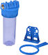 QWaterFilters QBR10A3 Συσκευή Φίλτρου Νερού Κεντρικής Παροχής Μονή 3/4'' NW.0157