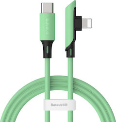 Baseus Colourful Angle (90°) / Regular USB-C to Lightning Cable 18W Green 1.2m (CATLDC-A06)