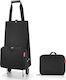 Fabric Shopping Trolley Black